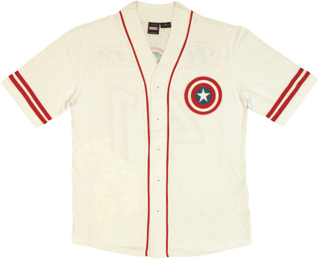 captain america baseball jersey