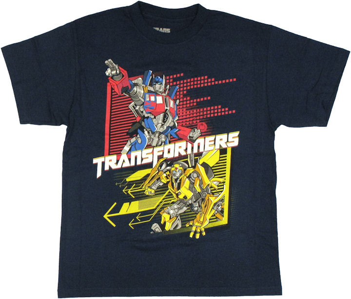 Transformers Optimus Bumblebee Youth T Shirt