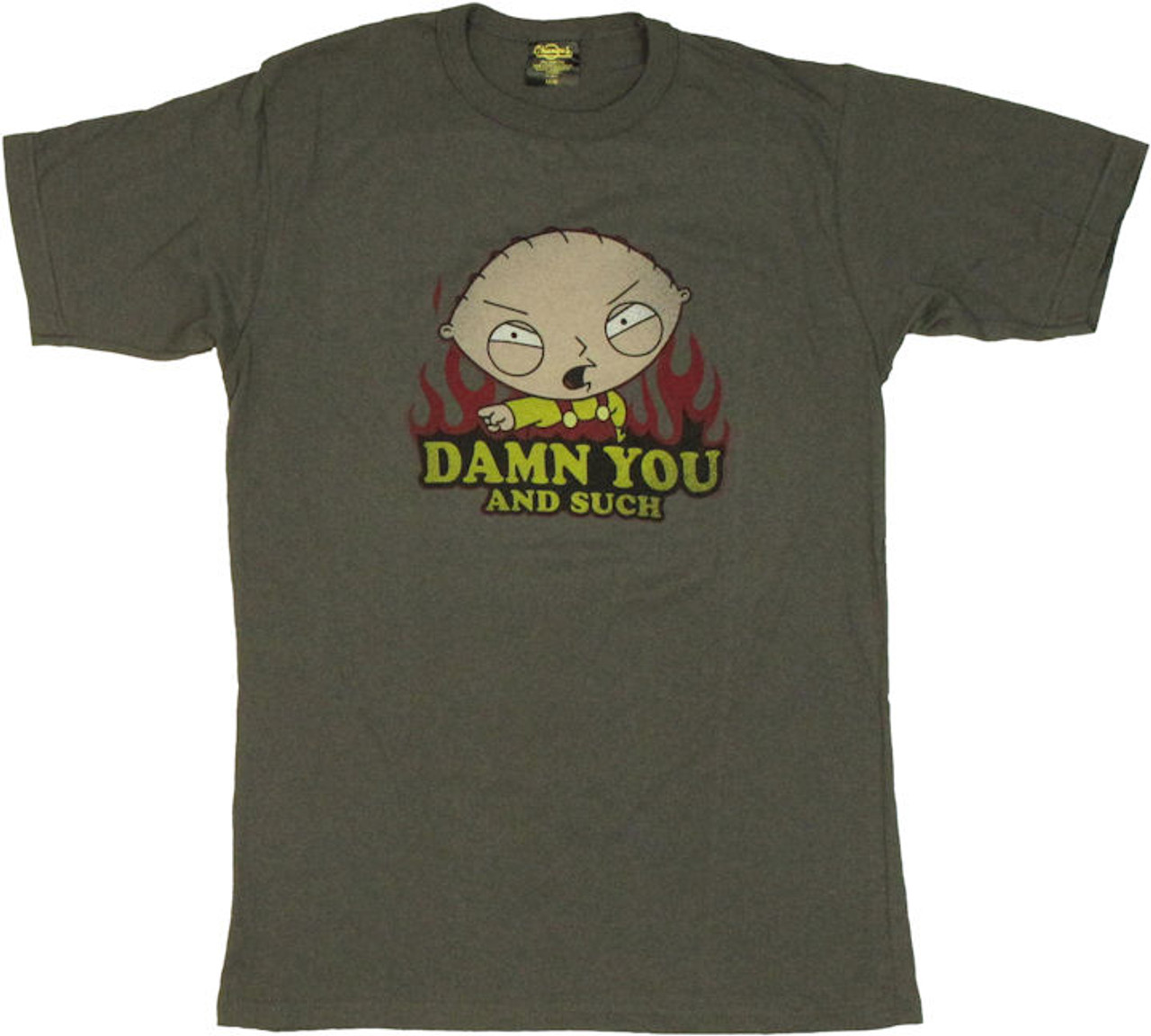 Family Guy Stewie Damn You T Shirt Sheer