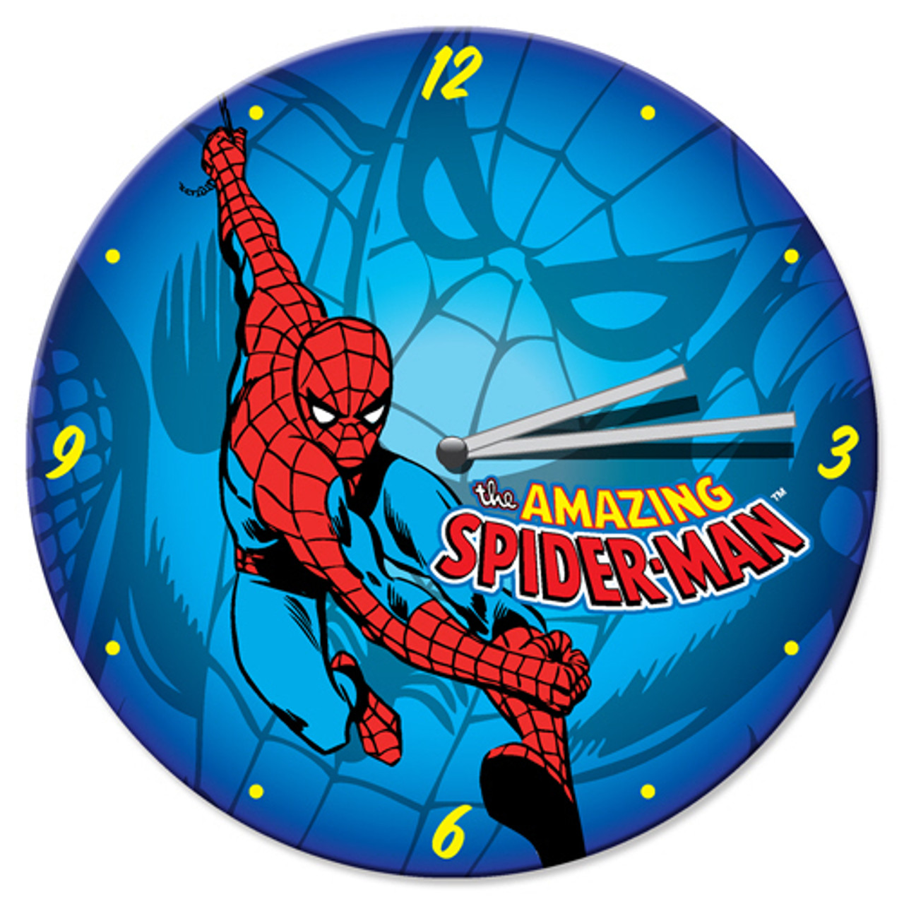 Artefact Verwoesten amusement Spiderman Clock