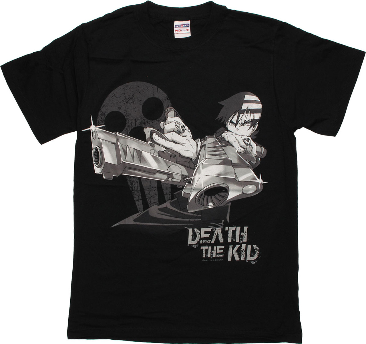 Soul Eater Death Kid Crossed Guns T Shirt