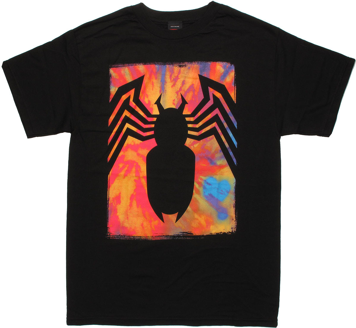 Spiderman Logo Crayon Etch T Shirt - Main Image