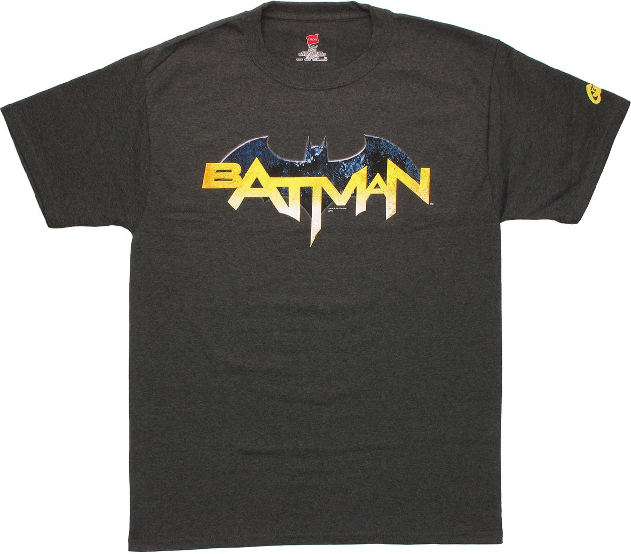 Batman New 52 Name Logo T Shirt