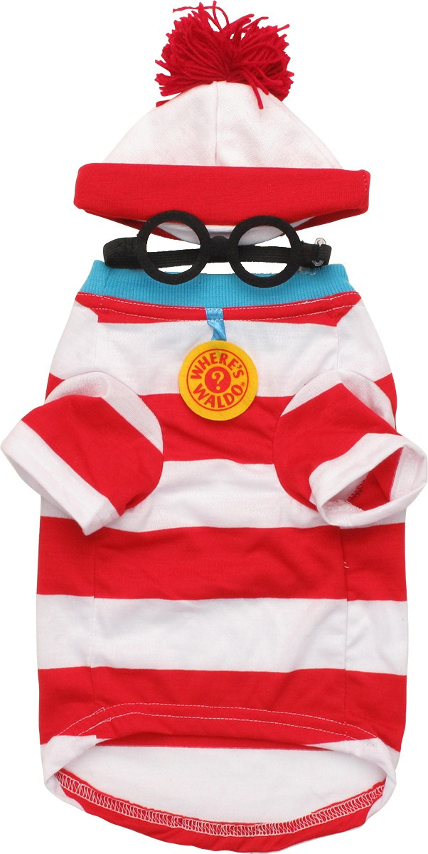 Where's Waldo Pet Costume