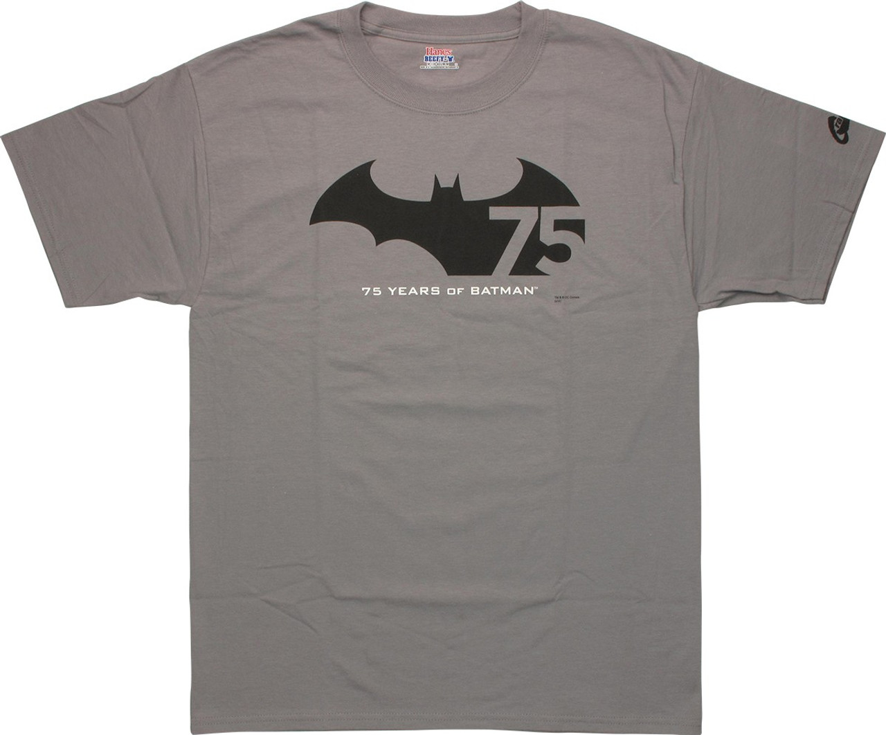 Batman 75 Years Logo T Shirt