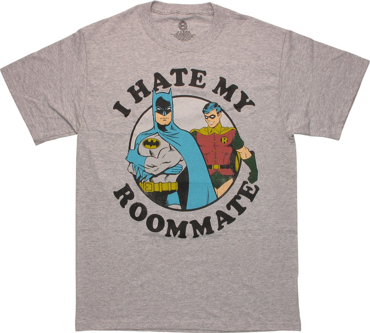 Batman Robin Hate My Roommate T Shirt