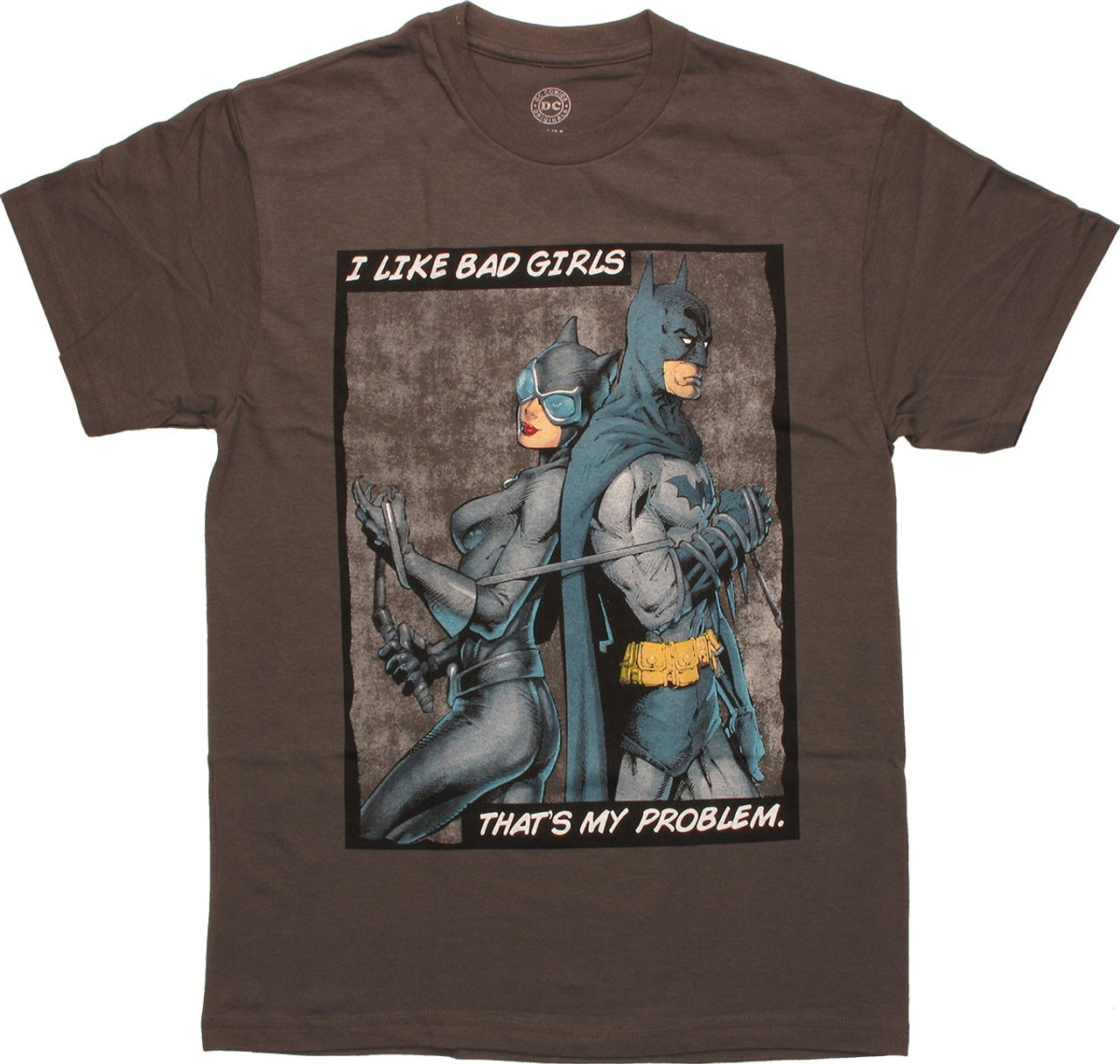 totaal lade per ongeluk Batman Catwoman I Like Bad Girls T Shirt