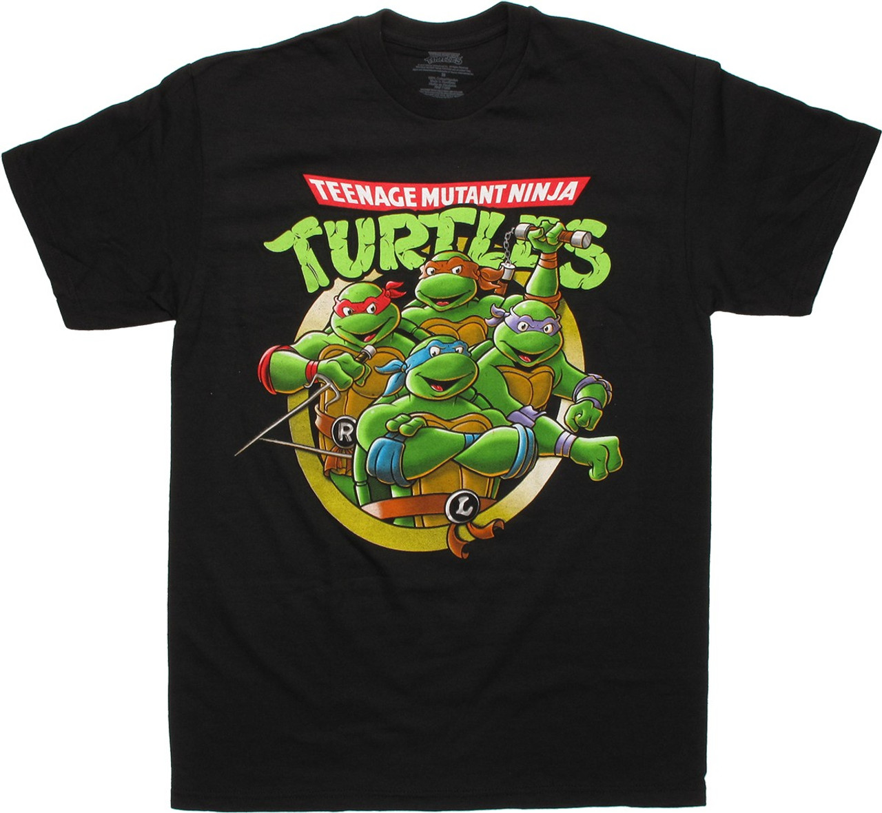 Ninja Turtles Circled Team T Shirt