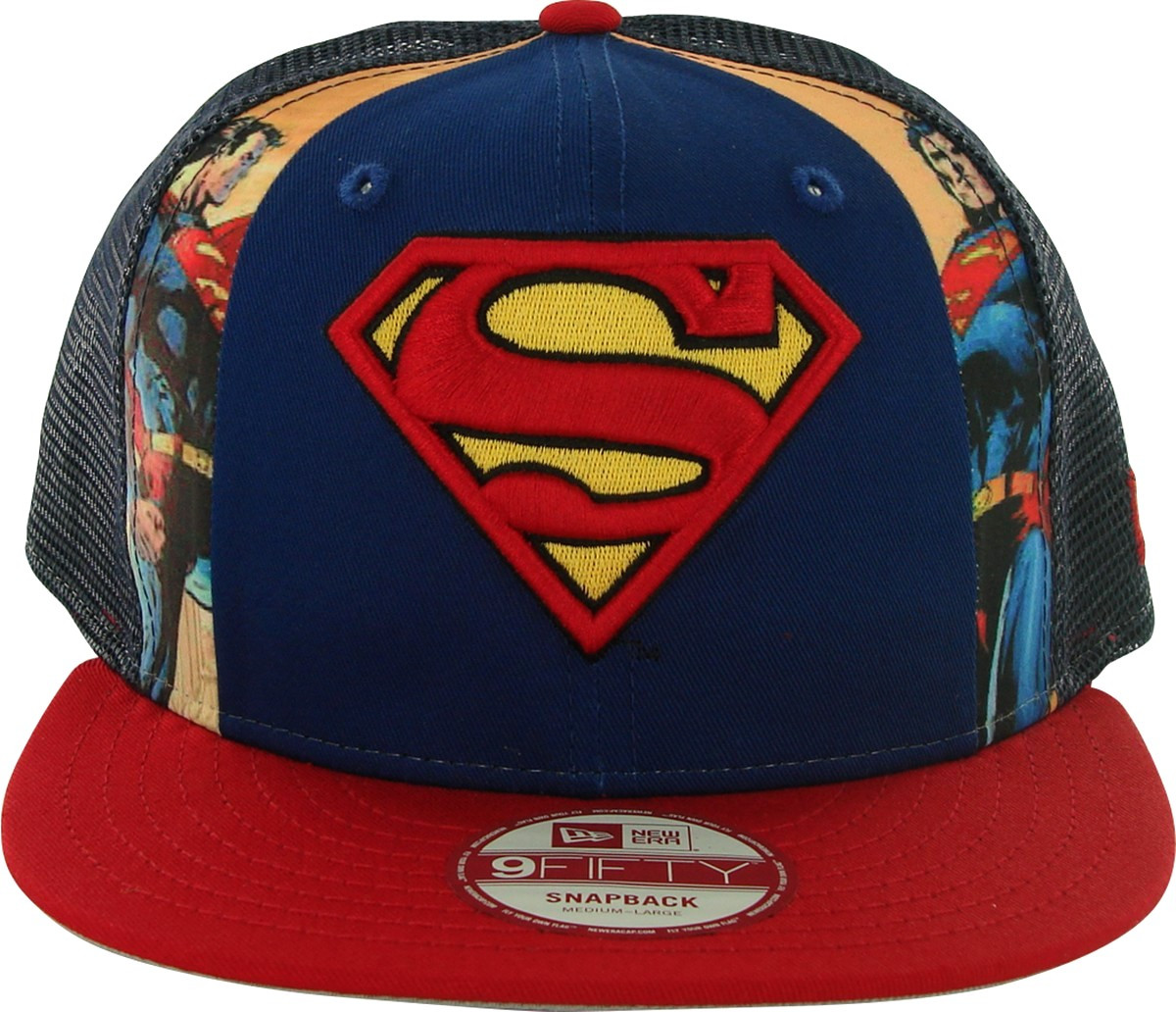 Superman Dye Slice Mesh 9FIFTY Hat