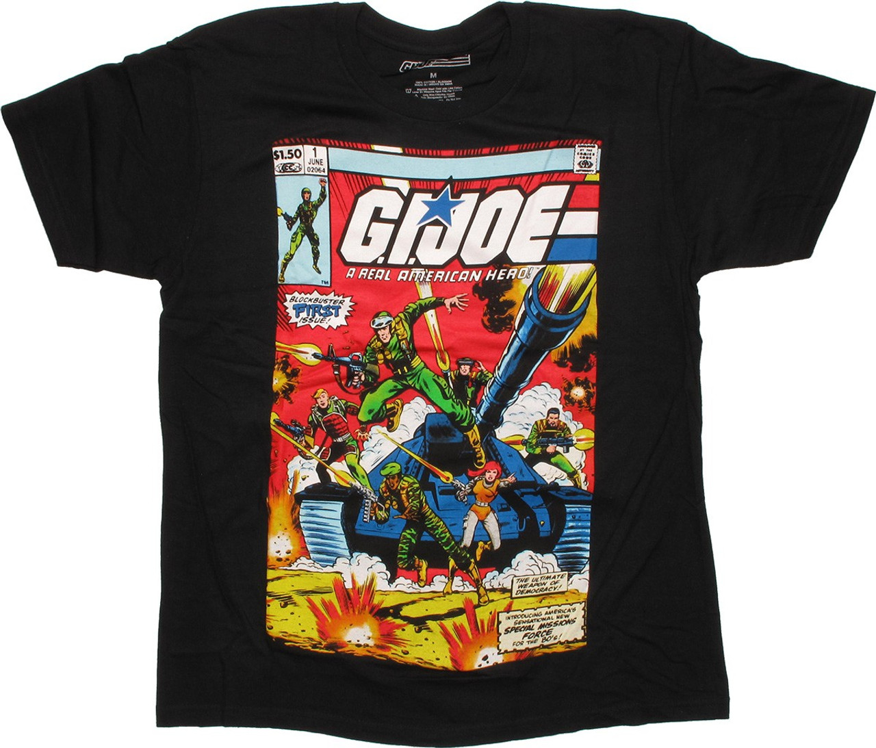 GI Joe First Issue Cover T Shirt Sheer