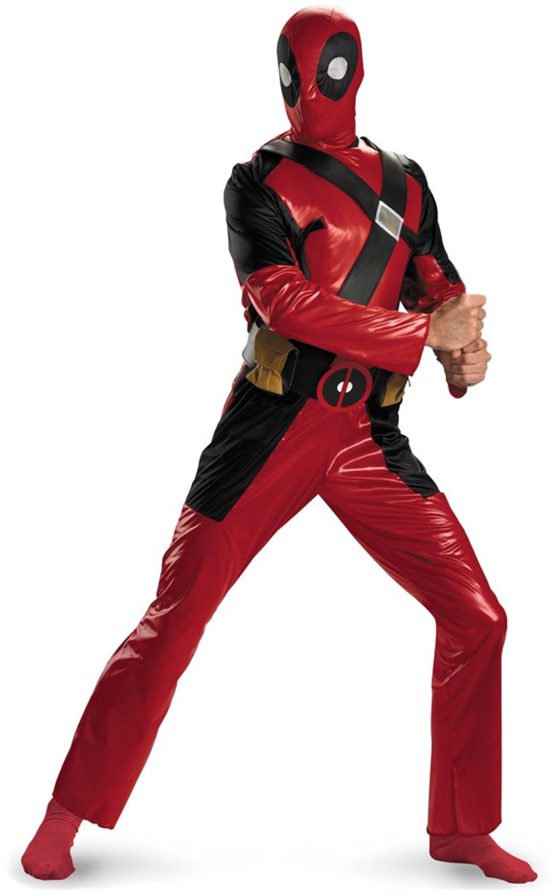 informeel combinatie patroon Deadpool Adult Costume