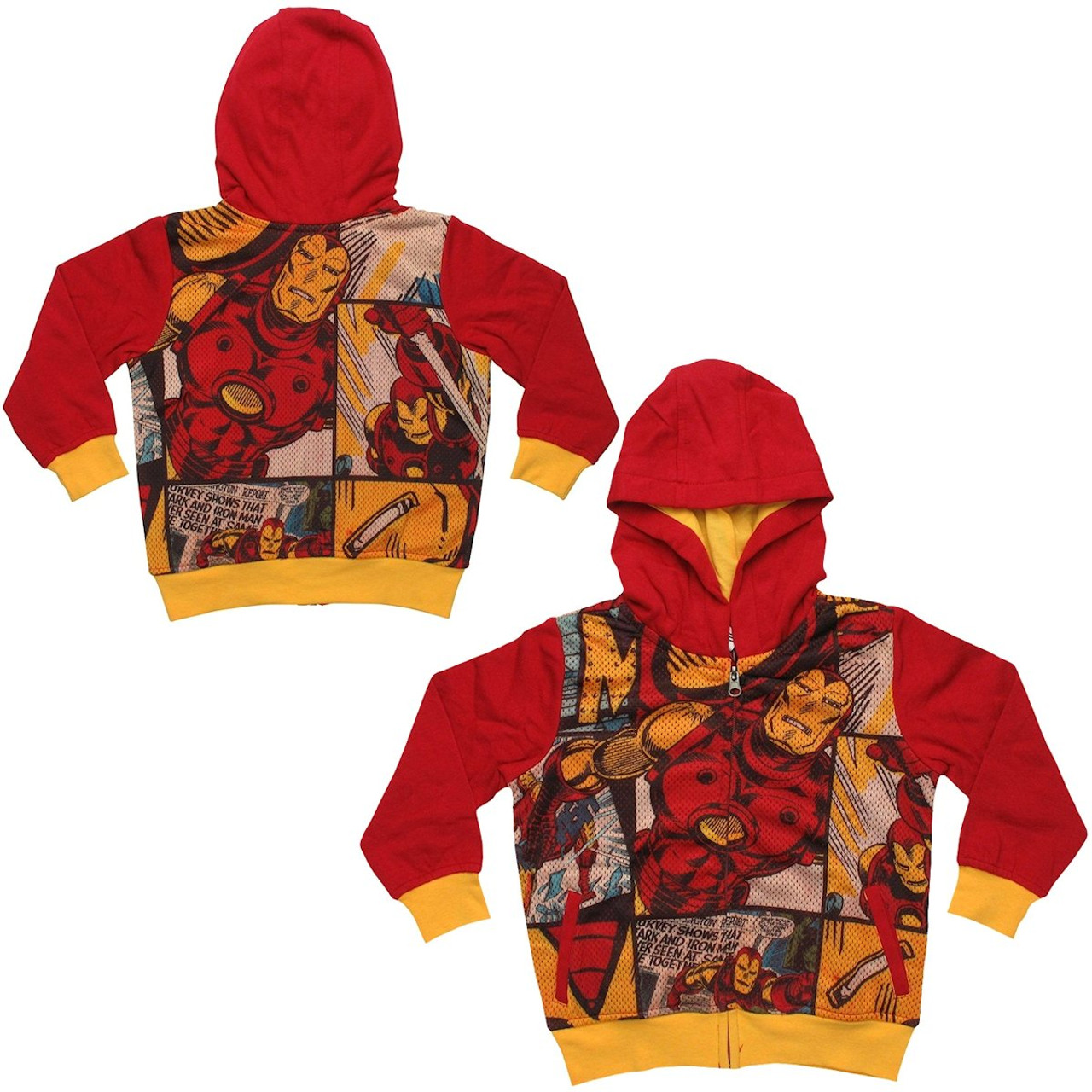 iron man hoodie toddler