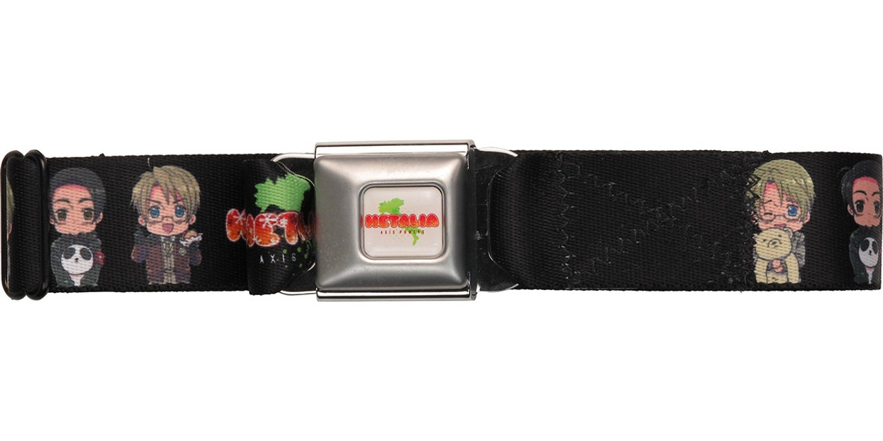 Hetalia Italy Characters Seatbelt Mesh Belt