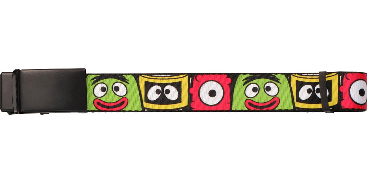 Yo Gabba Gabba Character Faces Mesh Belt