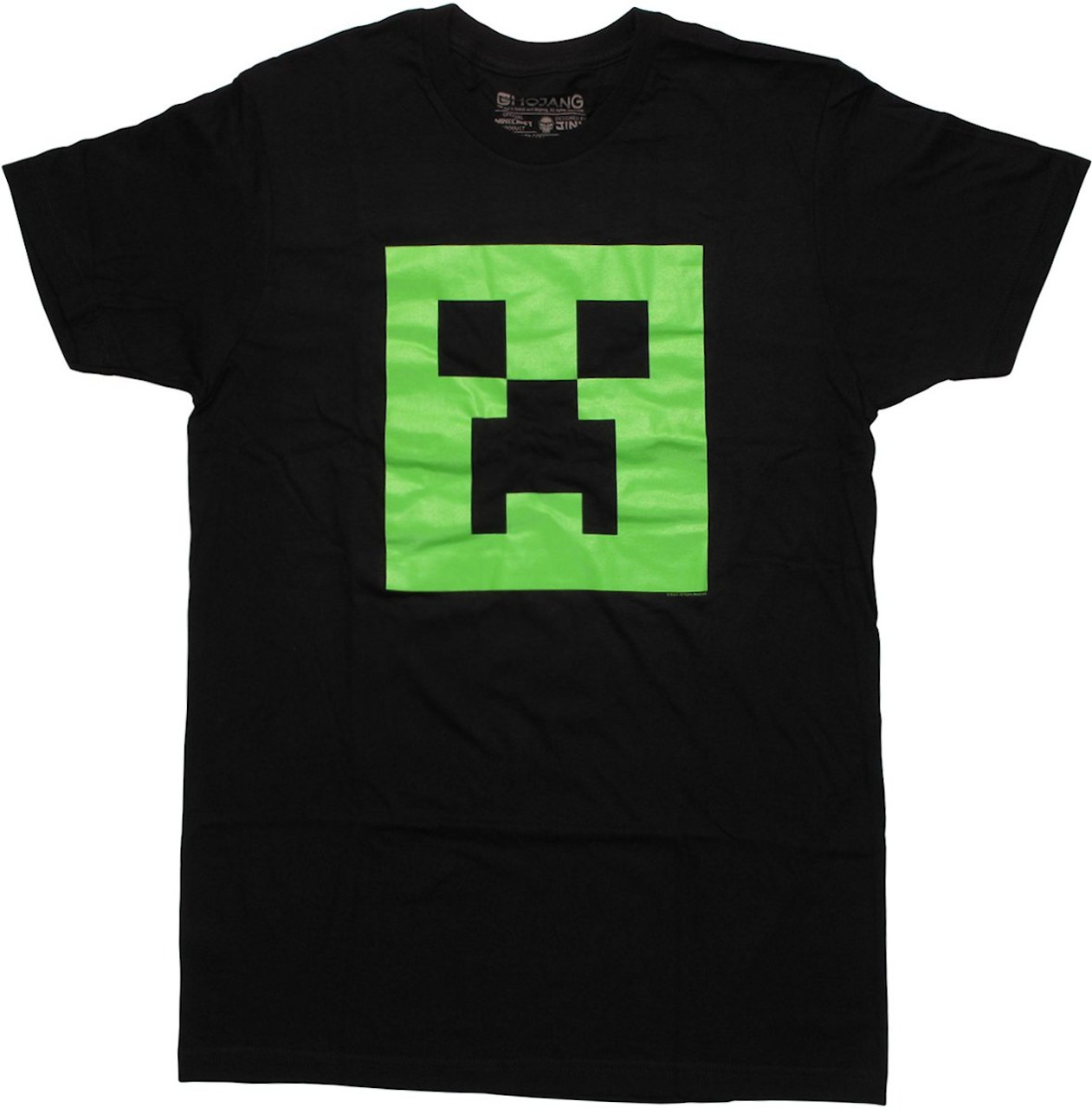 sieraden bijstand praktijk Minecraft Glow Creeper Face T-Shirt