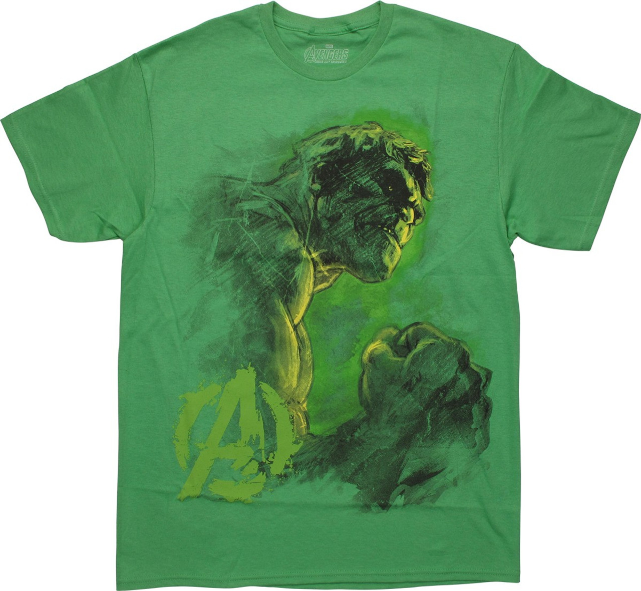 Incredible Hulk Ultron Sketch T-Shirt Avengers