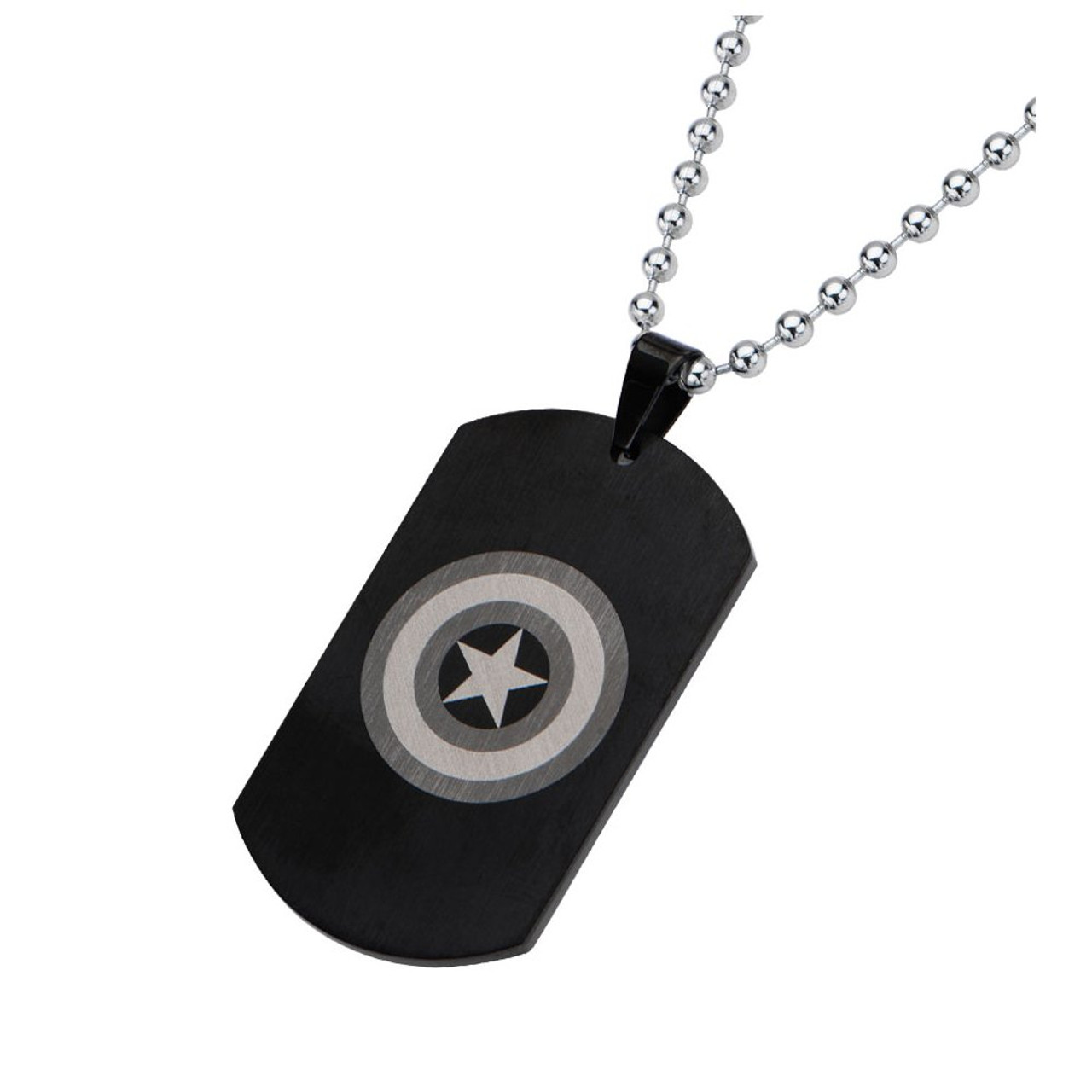 Captain America Shield Charms Necklace