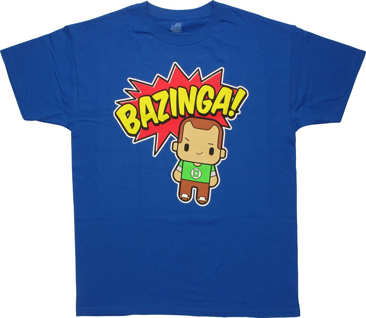 Big Bang Theory Bazinga Toy Sheldon T Shirt