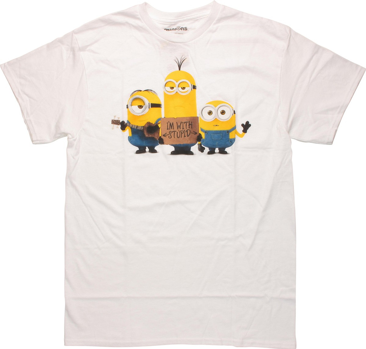 Despicable Me Minions I m with Stupid T Shirt