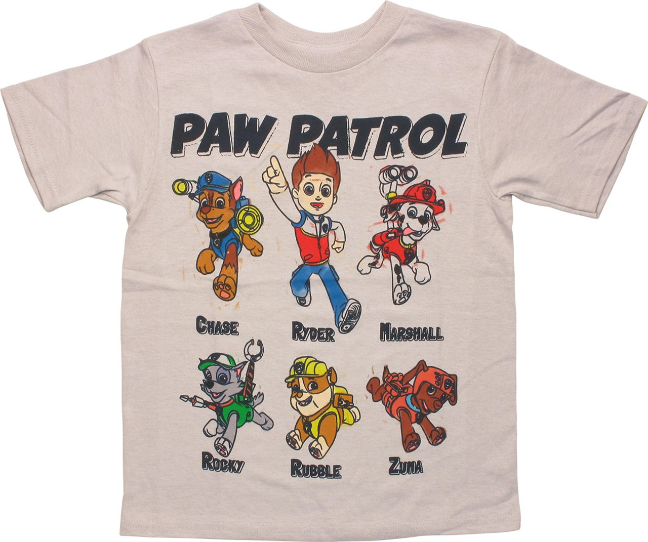 Paw Patrol Grid Names T-Shirt