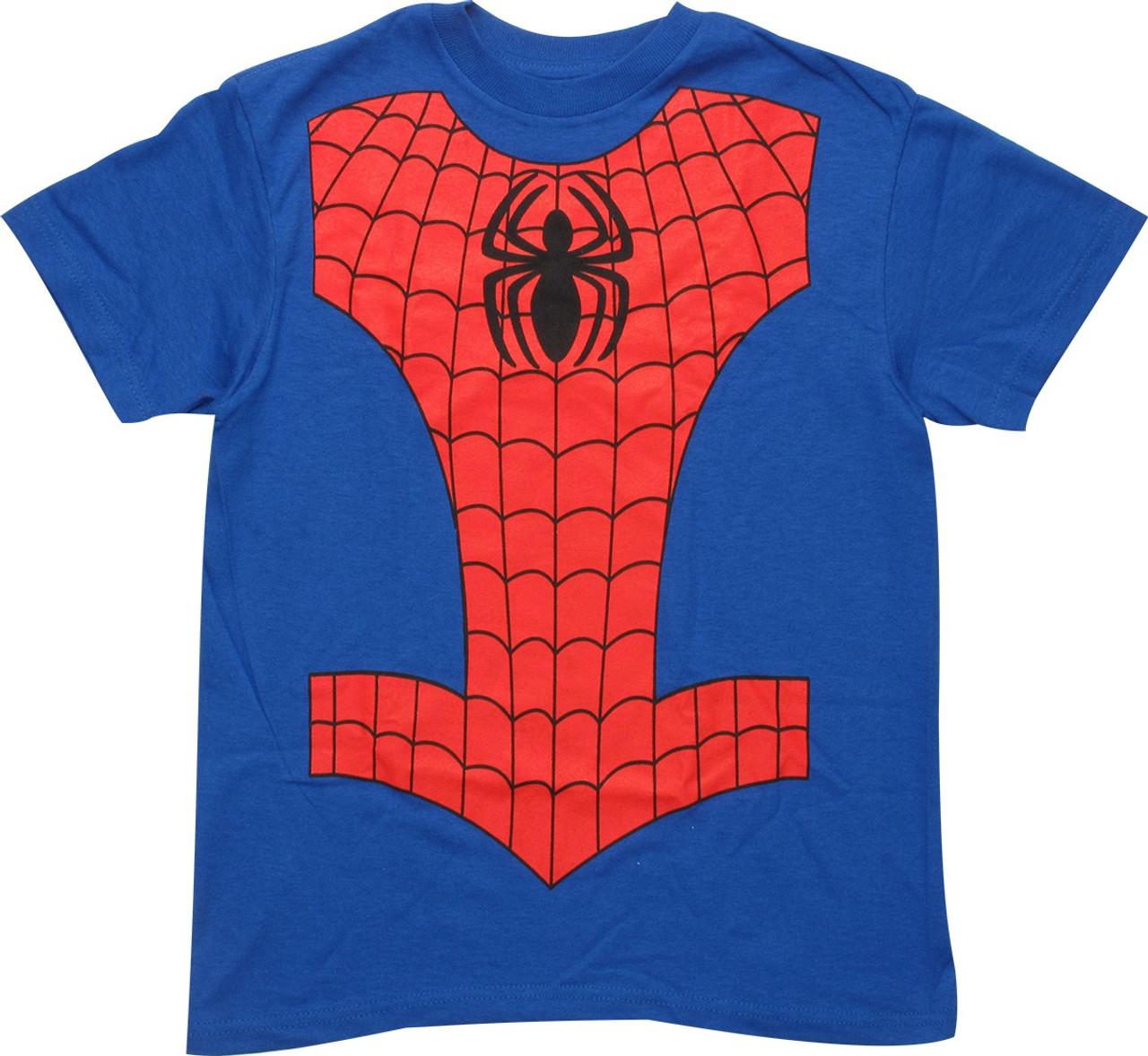 Child Officially Licensed Boys Marvel Classic Spiderman Halloween Costume  Medium, Red and Blue