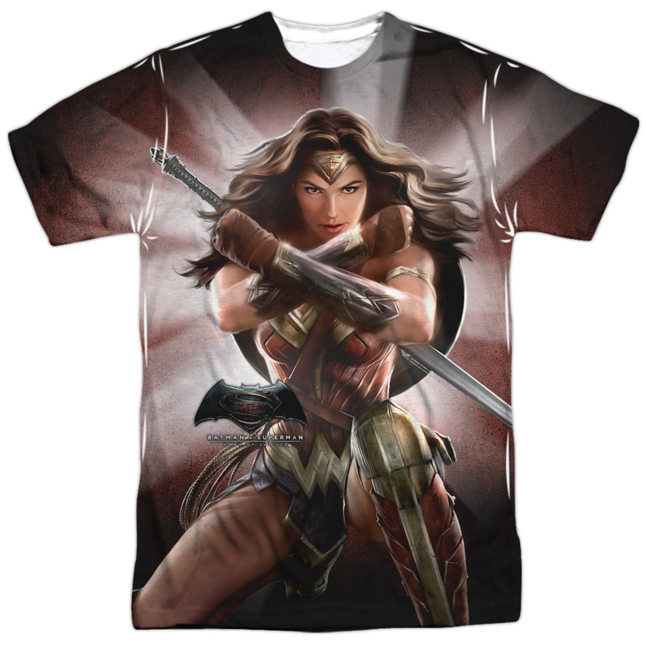 Batman v Superman WW Cross Sublimated T Shirt