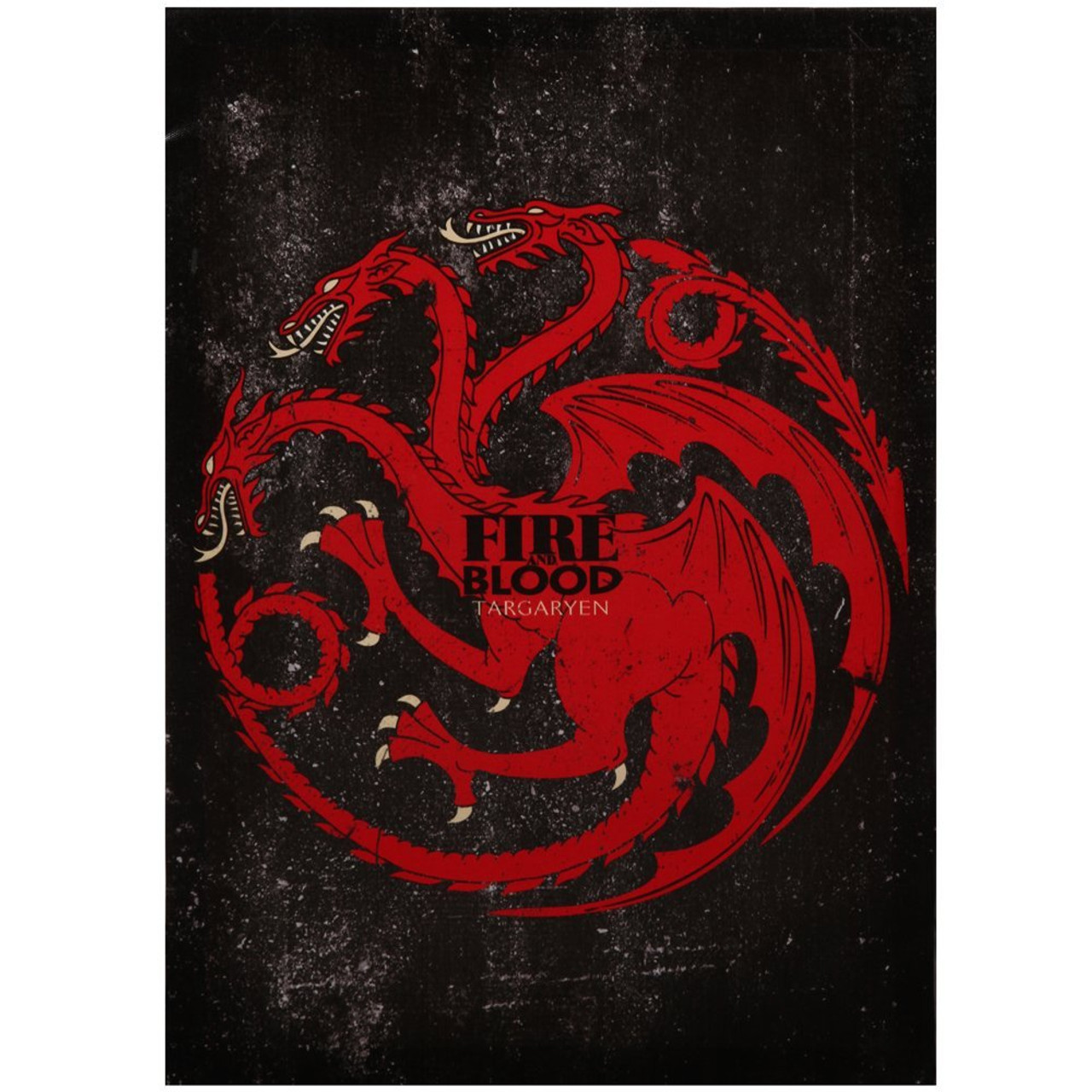 Game of Thrones Fire & Blood Targaryen Logo Giclee