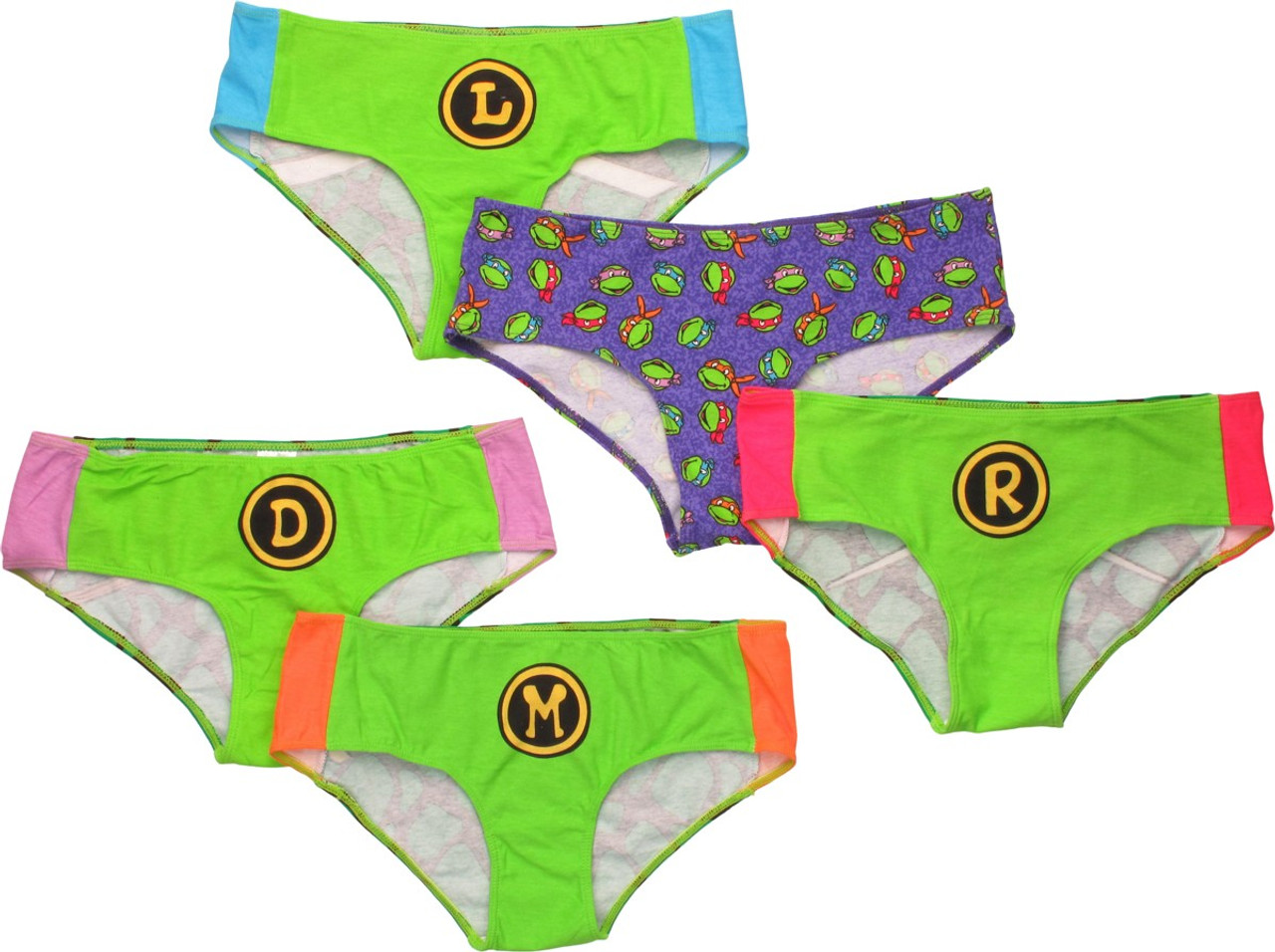 Ninja Turtles 5-Pk. Cotton Briefs, Little Boys & Big Boys