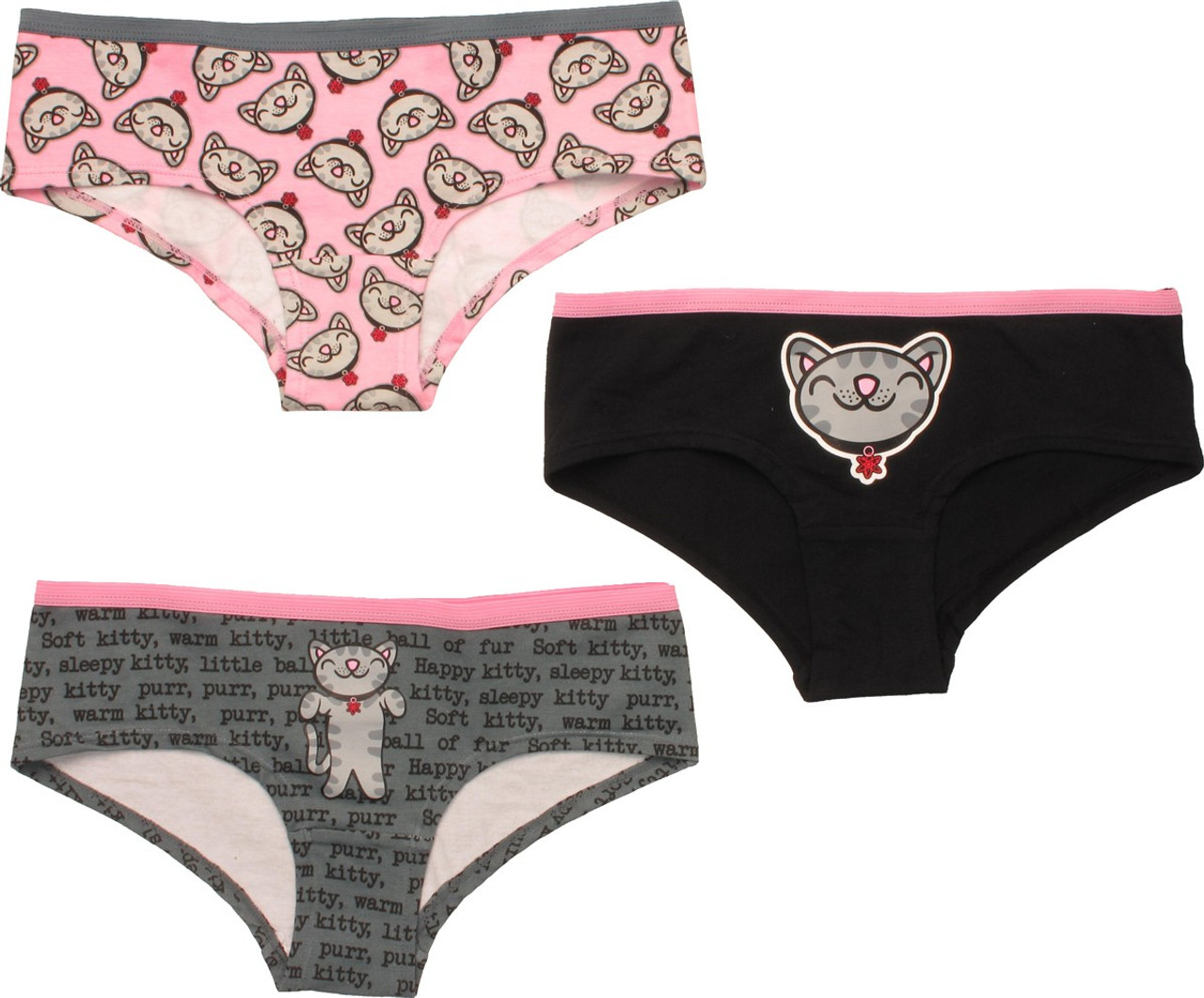 Big Bang Theory Soft Kitty 3 Pack Panty Set