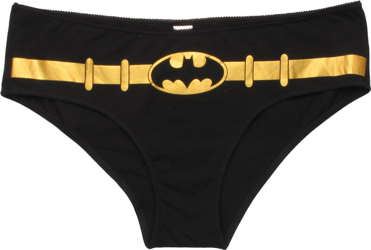 Batman Gold Belt Hipster Panty