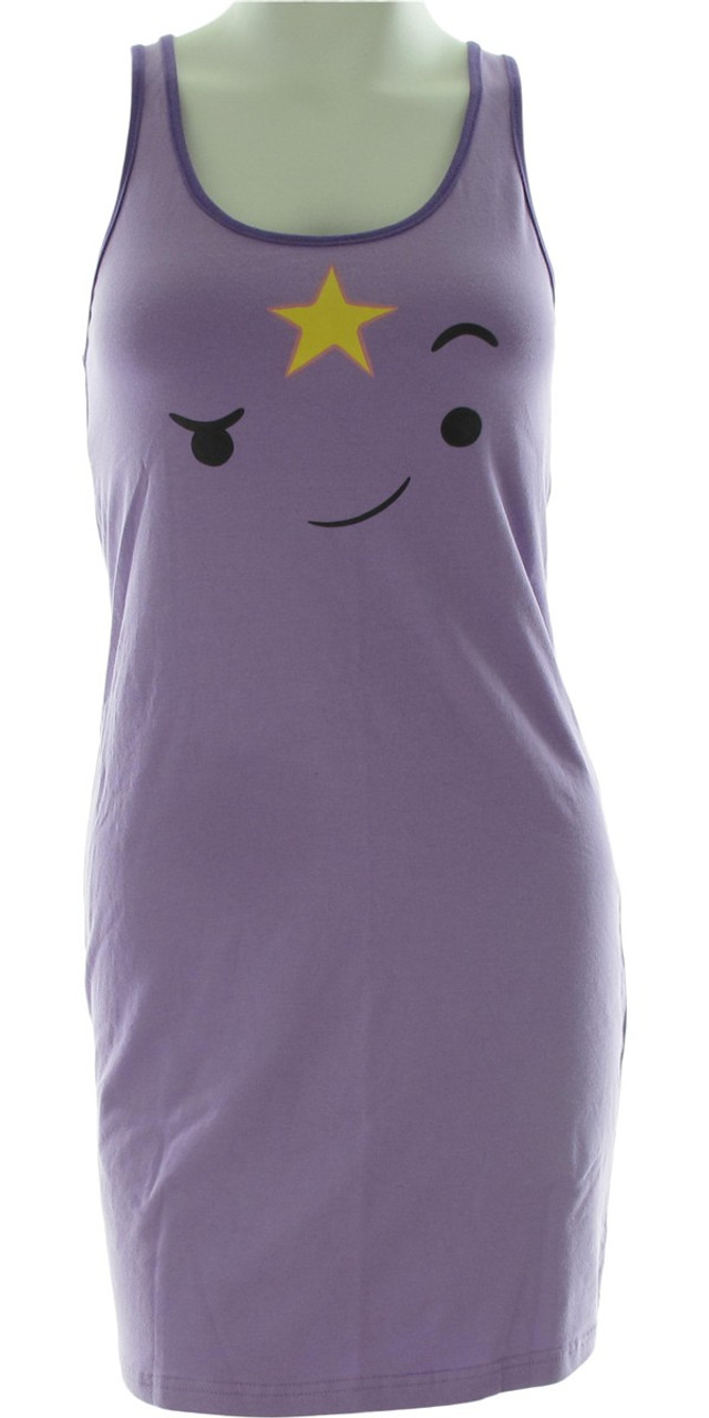 purple tank top dress