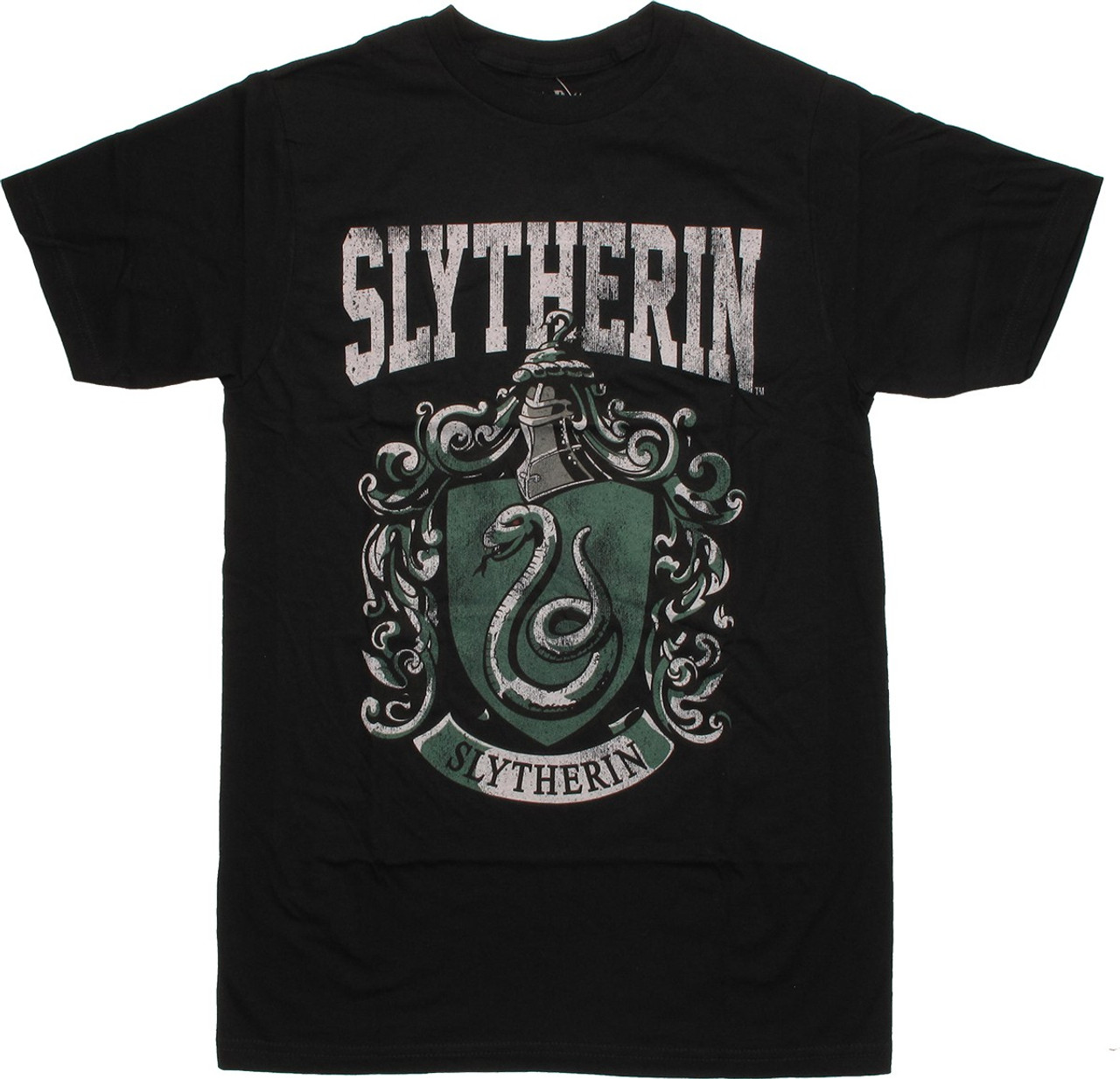 Potter Harry Crest T-Shirt Vintage Slytherin