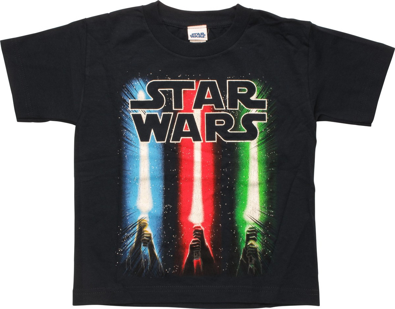 Star wars lightsaber sales t shirt