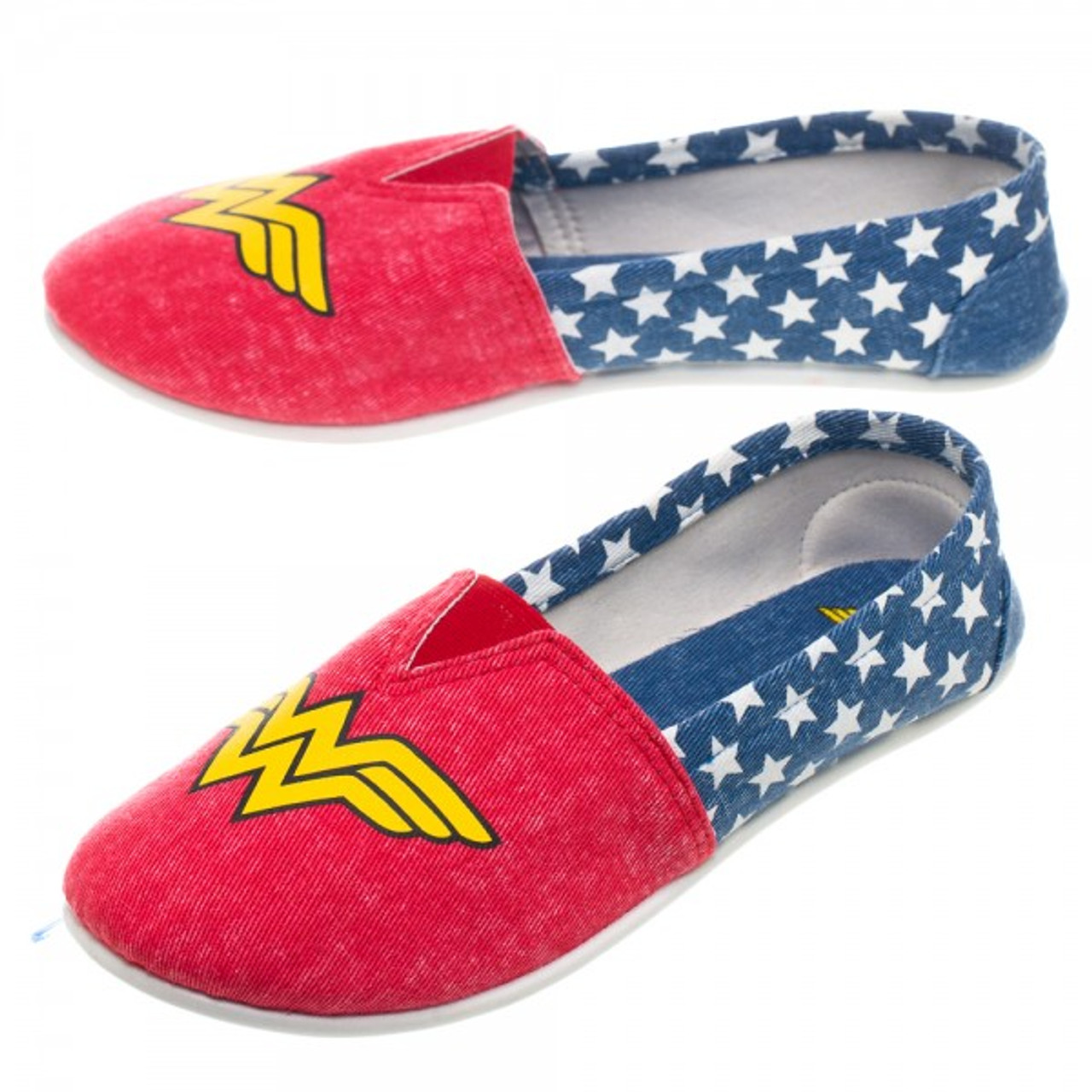 Wonder Woman Logo Slip On Shoe Slippers