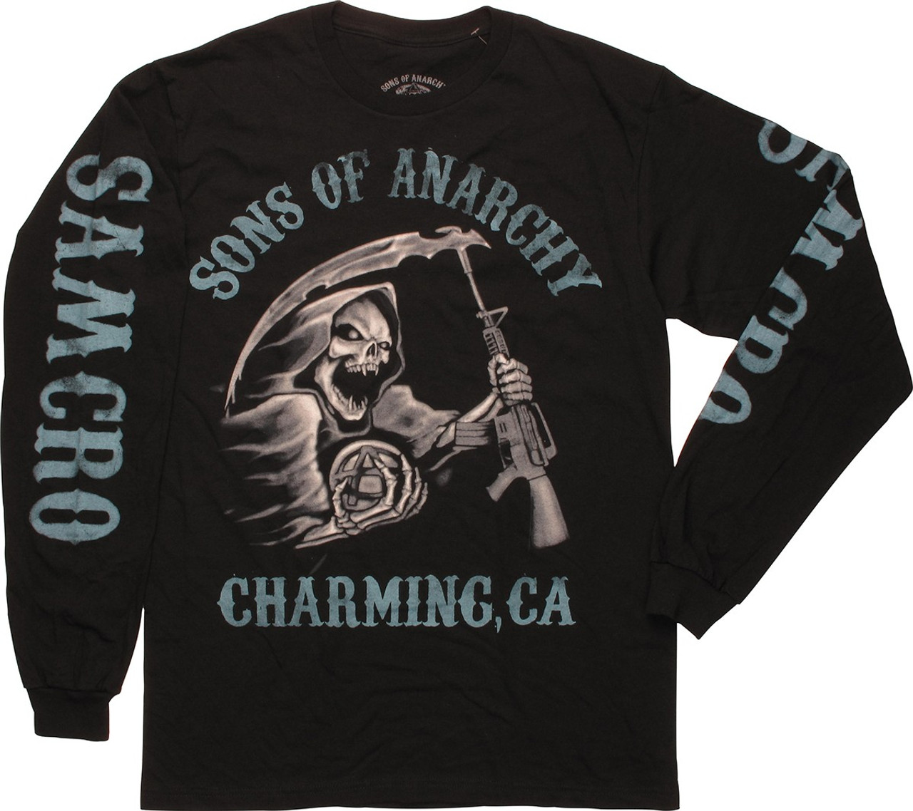 Sons of Anarchy Charming CA Long Sleeve T-Shirt