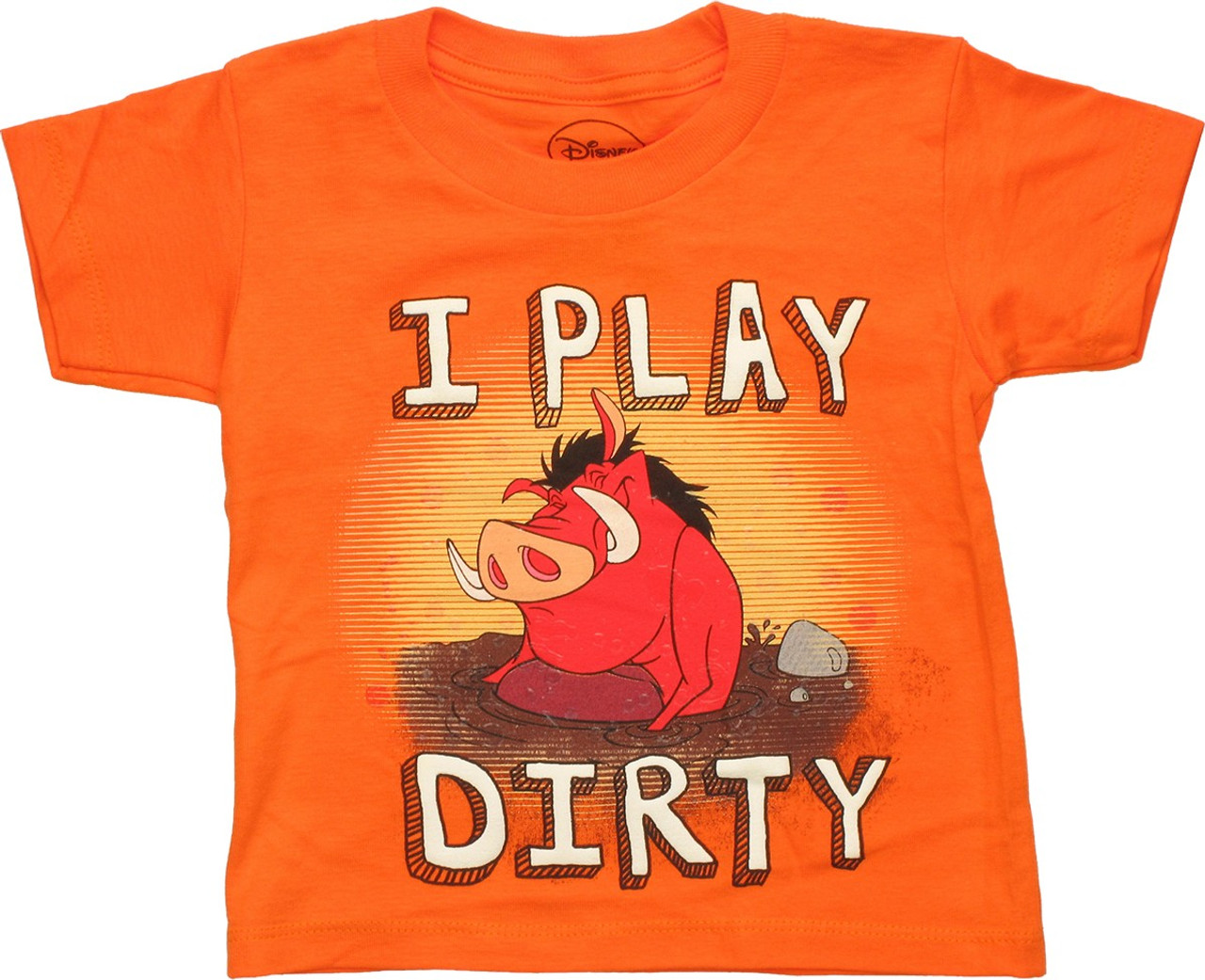 Lion King Pumbaa I Play Dirty Toddler T Shirt