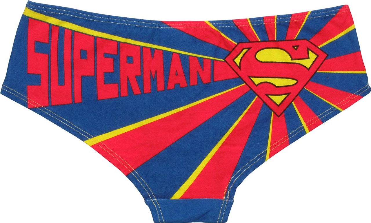 Superman Underwear, Mens Superman Underwear, Red, White, Blue Logo