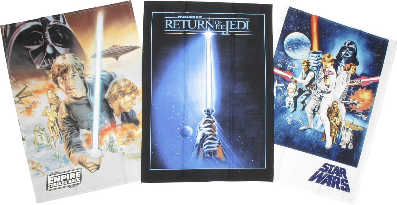 star wars trilogy poster set