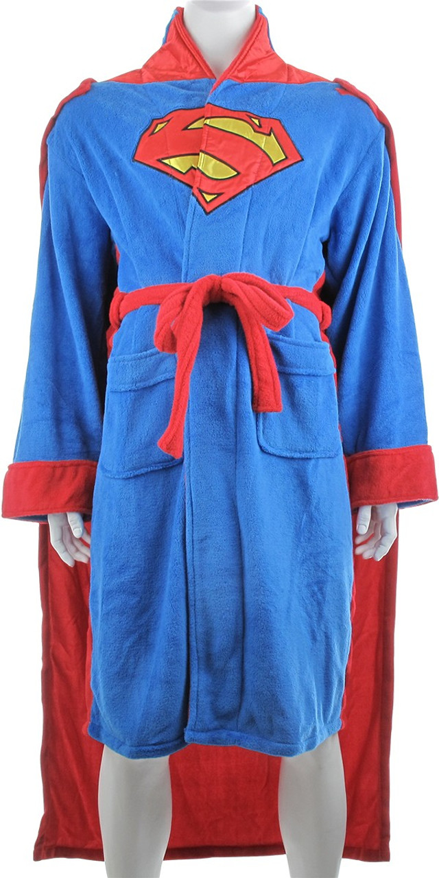 Mens superman sales dressing gown