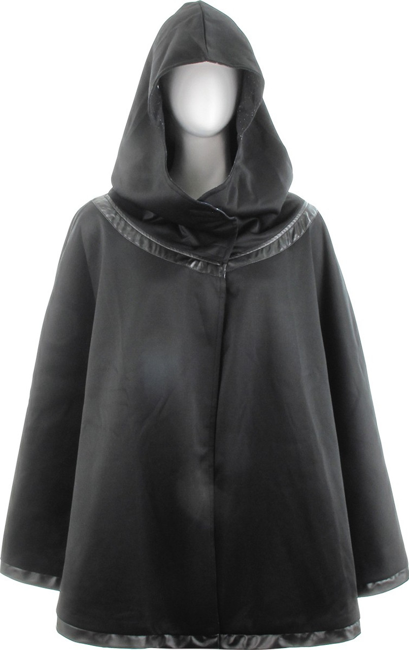 short hooded cape