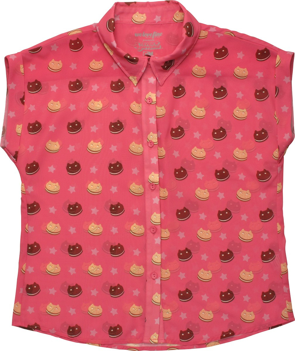Steven Universe Cookie Cat Jumble Blouse