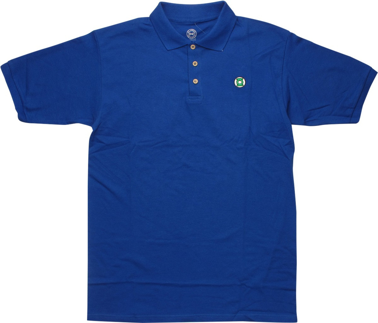 Green Lantern Small Logo Blue Polo Shirt