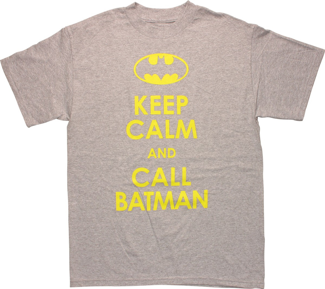 Batman Logo Calm and Call Batman T-Shirt