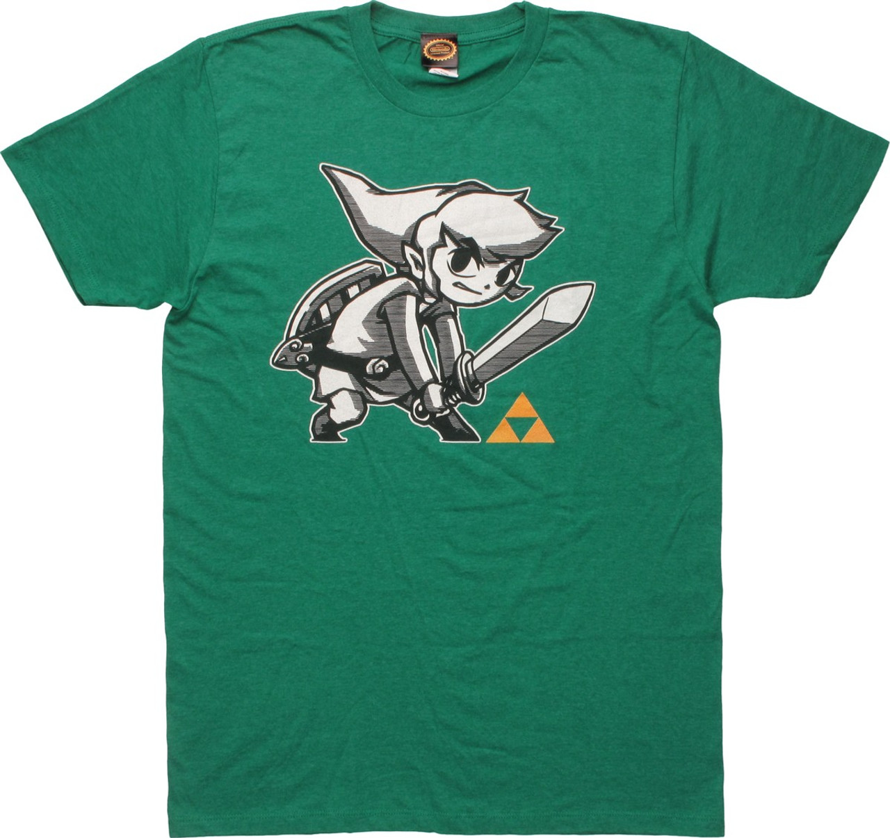 Zelda Wind Waker Link Battle Stance T-Shirt