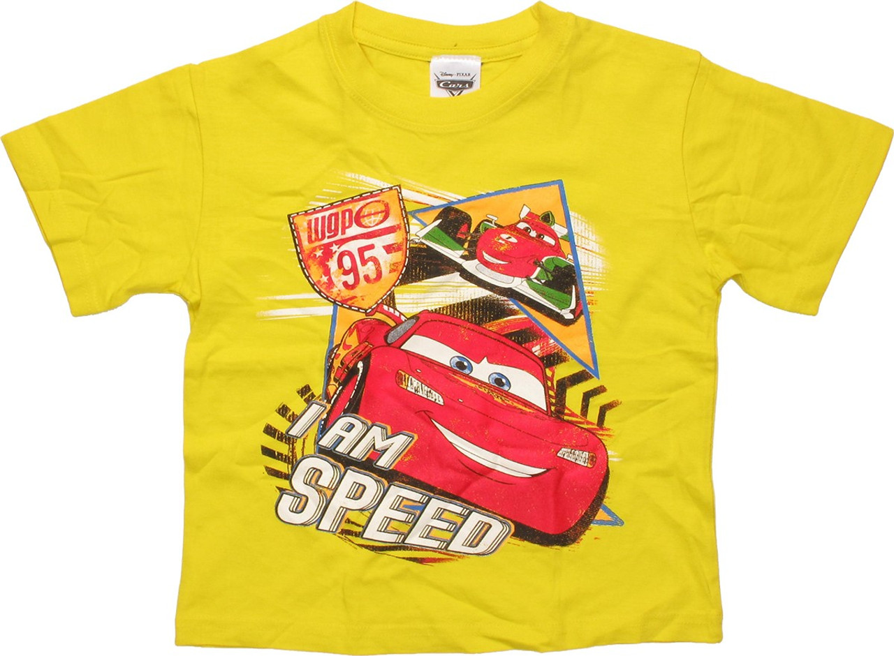 Cars McQueen I am Speed WGP 95 Juvenile T-Shirt