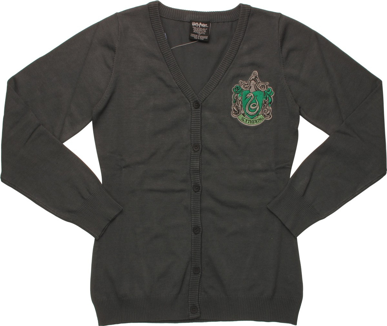 Harry Potter Slytherin Cardigan Sweater