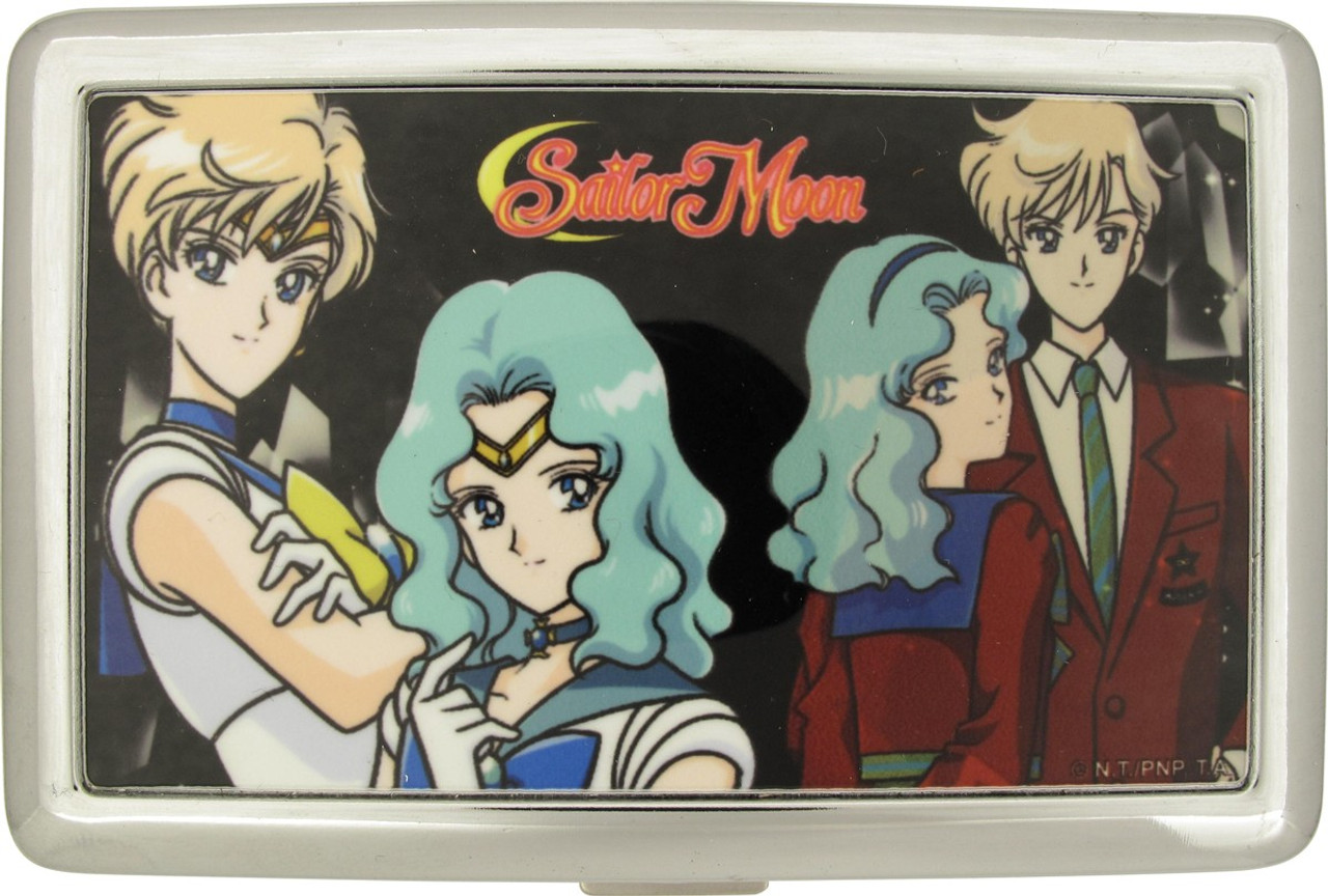 Sailor Moon Uranus And Neptune Large Card Case Sailor moon uranus & neptune reversible necklace silver rhodium coating new. stylin online