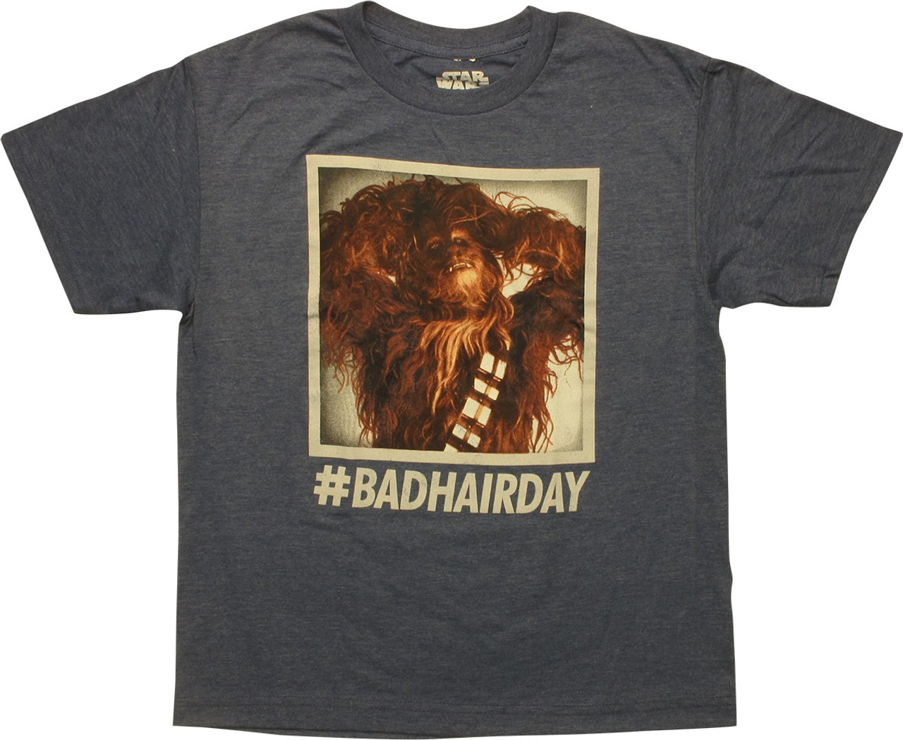 blad autobiografie gewelddadig Star Wars Chewbacca Bad Hair Day Youth T-Shirt