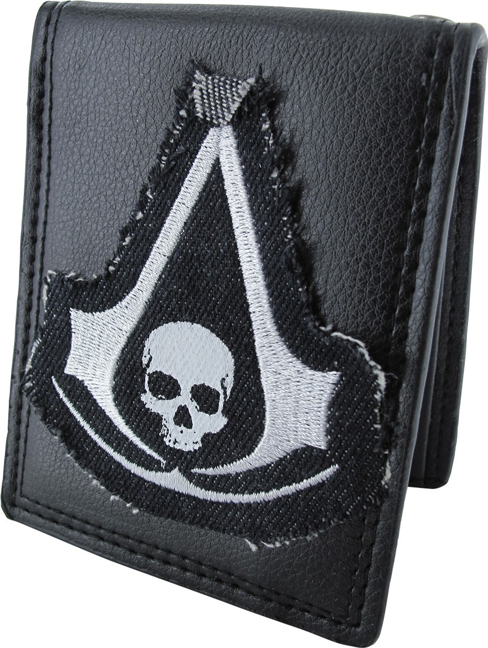 NEW OFFICIAL ASSASSINS CREED BLACK FLAG WHITE ID & CARD BI-FOLD WALLET 