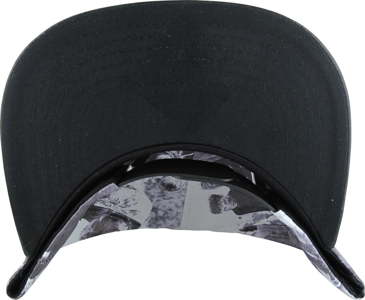 Walking Dead Faux Leather Sublimated Snap Hat